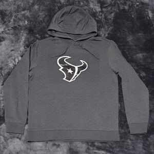 Houston Texans Personalized Name & Number Pullover Hoodie - Iron Black